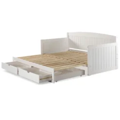 King Harmony Daybed With Conversion White - Alaterre Furniture 28 King Harmony Daybed With Conversion White - Alaterre Furniture -Safavieh Shop GUEST 2750d32f 3633 4bc5 8b0e 8929c20679ff