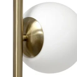 66" Tall Mid-Century Modern Tree Floor Lamp With Dual White Glass Globe Shade Gold - Simple Designs -Safavieh Shop GUEST 28927680 b1a6 45ed 8330 2a2b80dbe030