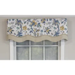 Gianna Glory 3in Rod Pocket Layered Window Valance 50in X 16in By RLF Home -Safavieh Shop GUEST 28bf7e1d 0a42 4d12 93fe 2a33b038bca7