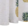 Trinity Pineapple Print Linen Blend Small Half Window Curtains For Kitchen Bathroom Cafe -Safavieh Shop GUEST 28e85677 e735 4723 b638 4aaa3b3443f1