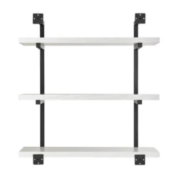 31.5" X 33.2" Modern 3 Tier Hanging Bracket Wall Shelve White Birch - Danya B. 35 31.5" X 33.2" Modern 3 Tier Hanging Bracket Wall Shelve White Birch - Danya B. -Safavieh Shop GUEST 2a10fe29 179f 4cd3 846e 8d8479e4e977
