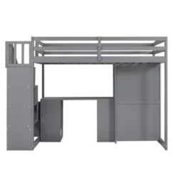 Twin Size Loft Bed With Wardrobe, Staircase, Desk And Storage Drawers - ModernLuxe -Safavieh Shop GUEST 2d2d92ac b683 41a6 9750 e8b101a25555