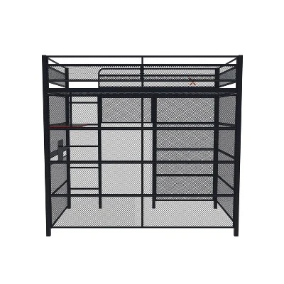 Twin Battle Den Gaming Bunk Bed With TV Mount Black - X Rocker 13 Twin Battle Den Gaming Bunk Bed With TV Mount Black - X Rocker - Image 11