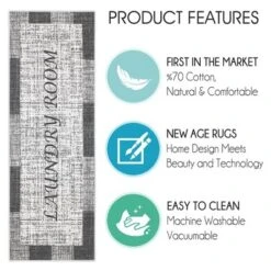 Sussexhome Non Skid Cotton Washable Laundry Room Runner Rug, 20" X 59" -Safavieh Shop GUEST 305a22d7 d383 4782 b04a 39fa13d10a1d