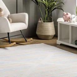 NuLOOM Alise Kids Striped Nursery Or Playroom Area Rug -Safavieh Shop GUEST 31f7a817 0a45 4484 bf30 9c60719a1b7e