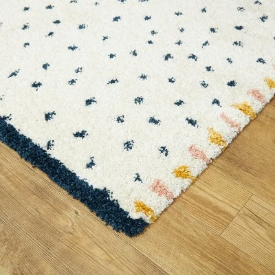 Confetti Shag Cream/Blue - Balta Rugs 5 Confetti Shag Cream/Blue - Balta Rugs - Image 3