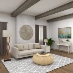 Rustic Jute Floor Lamp Brown - Olivia & May -Safavieh Shop GUEST 32457635 904f 45e1 bd22 145b3f1b4145