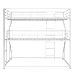 Full XL Over Twin XL Over Queen Size Metal Triple Bunk Bed With Ladder-ModernLuxe -Safavieh Shop GUEST 33571f2f f93a 46c8 b921 8d7793b0d52d