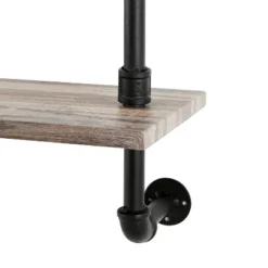 3-Tier Aurora Pipe Wall Shelf Unit Black/Rustic - Danya B. -Safavieh Shop GUEST 33c1411a fb09 4651 a519 8fbbc1ca5f46