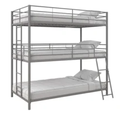 Triple Twin Zeke Metal Bunk Bed - Room & Joy 26 Triple Twin Zeke Metal Bunk Bed - Room & Joy -Safavieh Shop GUEST 3431d09e 0998 469d a1c6 ba048ef60aa3