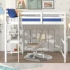 Wooden Loft Bed With Ladder, Desk And Shelves-ModernLuxe -Safavieh Shop GUEST 34b33d03 d2bc 47f0 a6c6 41a9e2abb21a