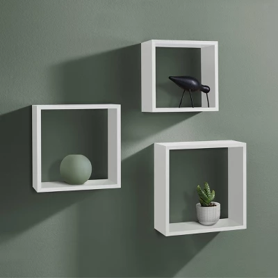 Dolle Floating Shelf Set Of Box Frames - White 4 Dolle Floating Shelf Set Of Box Frames - White - Image 2