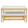 MUSEHOMEINC Solid Wood 3 In 1 Kids Toddlers Activity Play Arts And Crafts Table And Bench Chair Set With Whiteboard Surface For Playroom And School 2 MUSEHOMEINC Solid Wood 3 In 1 Kids Toddlers Activity Play Arts And Crafts Table And Bench Chair Set With Whiteboard Surface For Playroom And School -Safavieh Shop GUEST 35860fce a437 4bb4 9f9e 2ceffbd49128