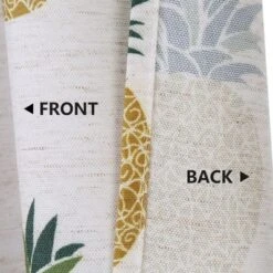 Trinity Pineapple Print Linen Blend Small Half Window Curtains For Kitchen Bathroom Cafe -Safavieh Shop GUEST 358b53df 9cc6 4928 a709 1bf82bf9f90f