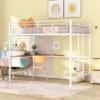 Full Size Metal Loft Bed With Desk And Grid - ModernLuxe 1 Full Size Metal Loft Bed With Desk And Grid - ModernLuxe -Safavieh Shop GUEST 3719fe88 b985 40e5 aaf9 c3b14c861f79