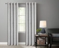 Kate Aurora 2 Piece Contemporary Chic Metallic Abstract Circles Light Filtering Grommet Top Curtains -Safavieh Shop GUEST 372b1a96 d0e1 4043 b9c8 f861a8cff9d2