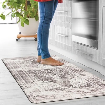 World Rug Gallery Distressed Traditional Anti-Fatigue Standing Mat 11 World Rug Gallery Distressed Traditional Anti-Fatigue Standing Mat - Image 9
