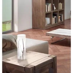 1-Light Rivato Table Lamp Chrome/White - EGLO -Safavieh Shop GUEST 397191e7 864e 413f a992 a4e5437a0688