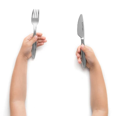 BergHOFF 3Pc Children's Folio Flatware Set, 18/10 Stainless Steel 4 BergHOFF 3Pc Children's Folio Flatware Set, 18/10 Stainless Steel - Image 2