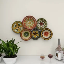 Metal Plate Wall Decor With Spanish Designs Black - Olivia & May -Safavieh Shop GUEST 39b26774 cb16 41d9 9d59 6d8d7714bd82