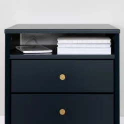 Dylane 2-Drawer Nightstand Navy - South Shore -Safavieh Shop GUEST 3a0a7b56 22e7 43cf 9156 7ae7030d9179