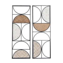 Set Of 2 Contemporary Metal Wall Decors Brown - Olivia & May -Safavieh Shop GUEST 3a40943c 7373 4b54 bd6b c8feb44149ed