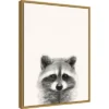 18" X 24" Animal Mug II Raccoon By Victoria Borges Framed Canvas Wall Art Gold - Amanti Art -Safavieh Shop GUEST 3b31d747 2bc7 4cf6 92b5 02d1aec3dafb
