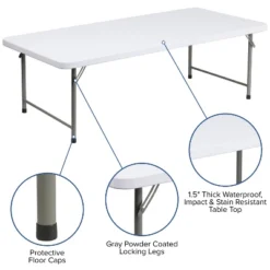 Flash Furniture 4.93-Foot Kid's Granite White Plastic Folding Table 11 Flash Furniture 4.93-Foot Kid's Granite White Plastic Folding Table -Safavieh Shop GUEST 3b857053 7dc6 4a93 b77e d42f661978e1