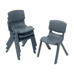 ECR4Kids Plastic School Stack Chair For Indoors And Outdoors, 12in Seat Height, 4-Pack -Safavieh Shop GUEST 3d070fbb 970f 44a0 8a8e 9507c3b096cb