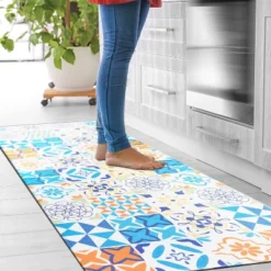 World Rug Gallery Geometric Tile Anti-Fatigue Standing Mat -Safavieh Shop GUEST 3d2deb4a 1e6e 4887 9b28 2f258ea7ec8d