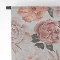 Marta Barragan Camarasa Terracotta Flowered Garden Single Panel Sheer Window Curtain - Deny Designs -Safavieh Shop GUEST 3d62b95c 8e8e 4d41 b115 ce0290548285