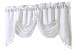 Kate Aurora Georgina Ultra Luxurious Raised Jacquard And Fringed Trimmed Austrian Window Valance -Safavieh Shop GUEST 3eae5e30 9be6 4aaf a1f4 0ed2f2395d69