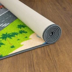 KC CUBS Boy & Girl Kids City Road Car Vehicle Traffic Educational Learning & Game Play Non Slip Nursery Bedroom Classroom Rug Carpet -Safavieh Shop GUEST 3f0959bb b459 4921 a62e 64babbc8ebd7