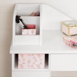Tiara Makeup Desk Pure White - South Shore -Safavieh Shop GUEST 3fab1c26 c027 4493 ac44 d9a1d1dfb631