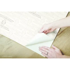 Star Wars Tie Fighter Peel And Stick Wallpaper Tan - RoomMates -Safavieh Shop GUEST 41c5fe2d a93d 4922 819e c49166e88978