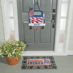 Evergreen Indoor Outdoor Patriotic 4th Of July Bundle Set Of 4 - Door Hanger Door Decor Truck Sassafras Doormat Frame And Sassafras Insert 16 Evergreen Indoor Outdoor Patriotic 4th Of July Bundle Set Of 4 - Door Hanger Door Decor Truck Sassafras Doormat Frame And Sassafras Insert -Safavieh Shop GUEST 4240b57d 3722 4a01 bda8 72993d5b4360