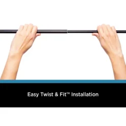 Kenney Fast Fit No Tools Tate 5/8" Decorative Window Tension Curtain Rod -Safavieh Shop GUEST 42544939 c1a1 4b77 8ffb e6de99a57cb0