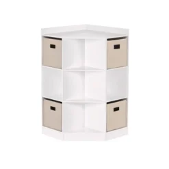 5pc Kids' Corner Cabinet Set With 4 Bins Set - RiverRidge Home -Safavieh Shop GUEST 42b3b6fd 2e44 414b 9492 ae0bd425ecaa