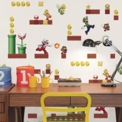 Nintendo Super Mario Peel And Stick Wallpaper - Roomates -Safavieh Shop GUEST 42e8474a 27b7 4606 93cf 7481058732e3