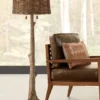 Barnes And Ivy Forrest Sequoia Tree Rustic Country Cottage Floor Lamp 61" Tall Faux Wood Brown Wicker Drum Shade For Living Room Bedroom Office House -Safavieh Shop GUEST 445b887e a8b7 4b7b 9766 570911eae231