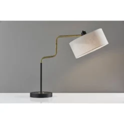 Jacob Table Lamp Black/Brass - Adesso -Safavieh Shop GUEST 4506cd6b a365 4273 9709 e5ed1af63226