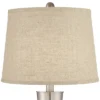 360 Lighting Geoff Modern Table Lamps 26" High Set Of 2 Brushed Nickel With USB Charging Port Cream Burlap Drum Shade For Bedroom Living Room Desk -Safavieh Shop GUEST 47047eef 2018 476d bde0 65db6b5be601