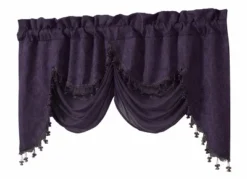 Kate Aurora Georgina Ultra Luxurious Raised Jacquard And Fringed Trimmed Austrian Window Valance -Safavieh Shop GUEST 47f8c670 e616 40d9 ab40 1dd6872c9e12