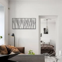 LuxenHome Black Abstract Trees Rectangular Metal Wall Decor -Safavieh Shop GUEST 4808a6ce 1485 49ac a1f6 a0c507b4b06d