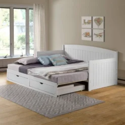 King Harmony Daybed With Conversion White - Alaterre Furniture 23 King Harmony Daybed With Conversion White - Alaterre Furniture -Safavieh Shop GUEST 48275b47 efd4 440c a393 70e601af5e83
