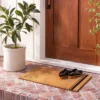 Glad You're Here Coir Doormat Tan/Black - Hearth & Hand™ With Magnolia -Safavieh Shop GUEST 495ba1d5 2e13 4a7a ab42 f7ad58583a2a