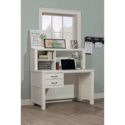 Kids' Highlands Desk With Hutch White - Hillsdale Furniture -Safavieh Shop GUEST 4a3d3ef3 02e4 46b6 8836 705c473719ef
