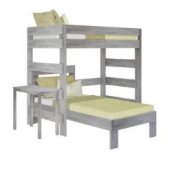 Max & Lily Farmhouse Twin Over Twin L-Shaped Bunk Bed With Desk -Safavieh Shop GUEST 4ba842b7 b4c6 4794 a134 f49376a1b997