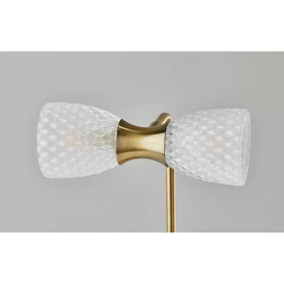 Nina Table Lamp Antique Brass (Includes LED Light Bulb) - Adesso 4 Nina Table Lamp Antique Brass (Includes LED Light Bulb) - Adesso - Image 2