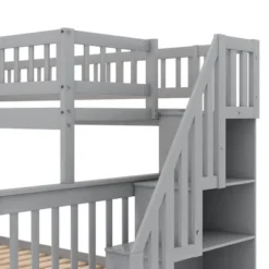 Twin Over Full Stairway Bunk Bed With Storage-ModernLuxe -Safavieh Shop GUEST 4e6b2bb7 46e2 4eab af24 5cb049aa7c14